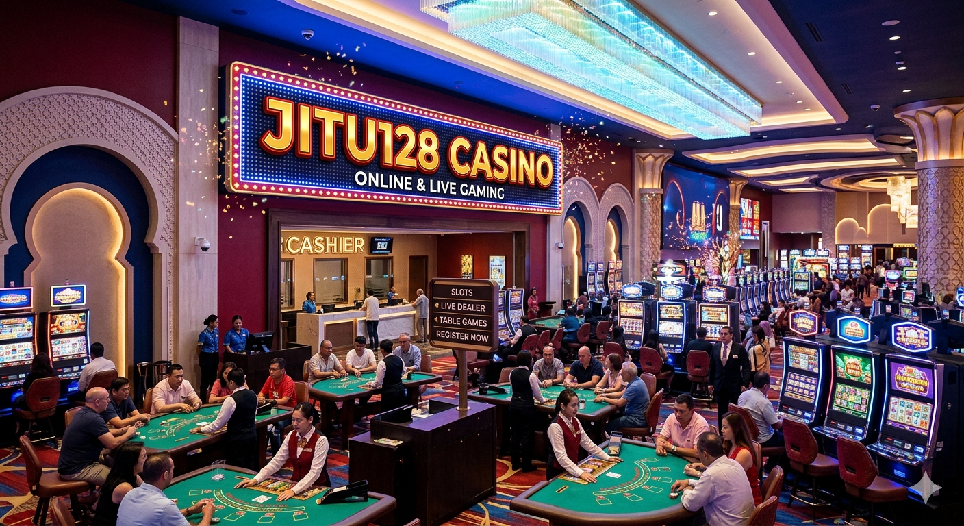 JITU128 Casino Terbaik 2026 – Situs Casino Online Terpercaya dengan Jackpot Besar